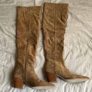 Matisse sky high over the knee boot. Never worn!